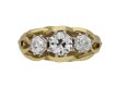 Vintage three stone diamond ring berganza hatton garden