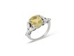 yellow Ceylon sapphire diamond ring berganza hatton garden