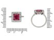 Art Deco pink spinel and diamond ring berganza hatton garden