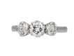 Edwardian three stone diamond ring berganza hatton garden