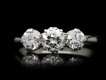 Edwardian three stone diamond ring berganza hatton garden