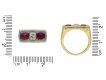 Art Deco Burmese ruby and diamond ring berganza hatton garden