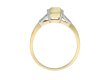 Fancy yellow diamond flank solitaire ring berganza hatton garden