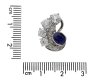 Sapphire and diamond cluster earrings berganza hatton garden