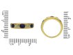 Victorian sapphire diamond five stone ring berganza hatton garden