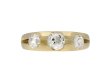 Old mine diamond three stone ring berganza hatton garden