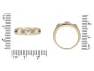 Old mine diamond three stone ring berganza hatton garden