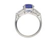 Vintage Ceylon sapphire and diamond ring Hatton garden