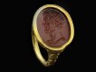 Elizabethan intaglio ring featuring Edward de Vere hatton garden