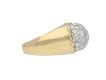 Diamond bombé cocktail ring hatton garden