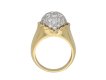 Diamond bombé cocktail ring hatton garden