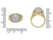 Diamond bombé cocktail ring hatton garden