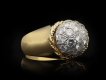 Diamond bombé cocktail ring hatton garden
