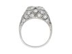 Art Deco diamond two stone cluster ring hatton garden