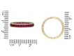 Vintage ruby full eternity ring hatton garden