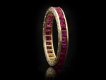 Vintage ruby full eternity ring hatton garden