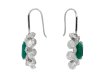 Colombian emerald and diamond earrings hatton garden