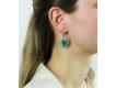 Colombian emerald and diamond earrings hatton garden