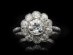 Edwardian diamond coronet cluster ring hatton garden