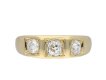 Victorian diamond three stone ring hatton garden