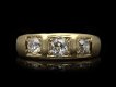 Victorian diamond three stone ring hatton garden