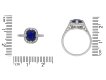 Edwardian Royal Blue Burmese sapphire diamond ring hatton garden