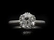 Edwardian old mine diamond solitaire ring hatton garden