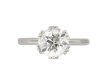 Edwardian old mine diamond solitaire ring