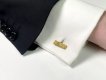 Georges Lenfant vintage yellow gold cufflinks hatton garden