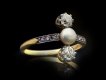 Belle Époque natural pearl diamond ring hatton garden