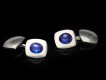 Ceylon star sapphire cufflinks hatton garden