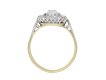 Edwardian diamond coronet cluster ring hatton garden