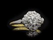 Edwardian diamond coronet cluster ring hatton garden