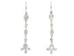 Edwardian diamond drop earrings hatton garden