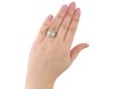 antique natural pearl diamond two stone ring hatton garden