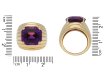 Amethyst cocktail ring hatton garden