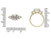 Asscher cut diamond flanked solitaire ring hatton garden