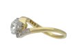 Edwardian diamond crossover ring hatton garden
