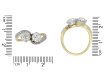 Edwardian diamond crossover ring hatton garden