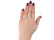 Edwardian diamond crossover ring hatton garden