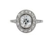 Edwardian old mine diamond coronet cluster ring hatton garden
