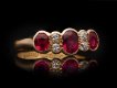 Edwardian ruby and diamond ring, English, 1914. Hatton Garden