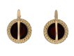 Victorian garnet and diamond cluster earrings hatton garden