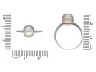 Art Deco natural pearl diamond solitaire ring hatton garden