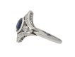 Art Deco sapphire and diamond ring hatton garden