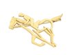 André Vassort gold horse brooch hatton garden