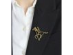 André Vassort gold horse brooch hatton garden