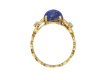 Van Cleef and Arpels lapis lazuli and diamond ring hatton garden