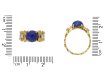 Van Cleef and Arpels lapis lazuli and diamond ring hatton garden