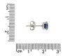 Montana Sapphire stud earrings hatton garden